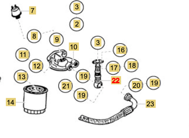 Lamborghini LM 002 Carburatore Tubazione OEM 001524906
