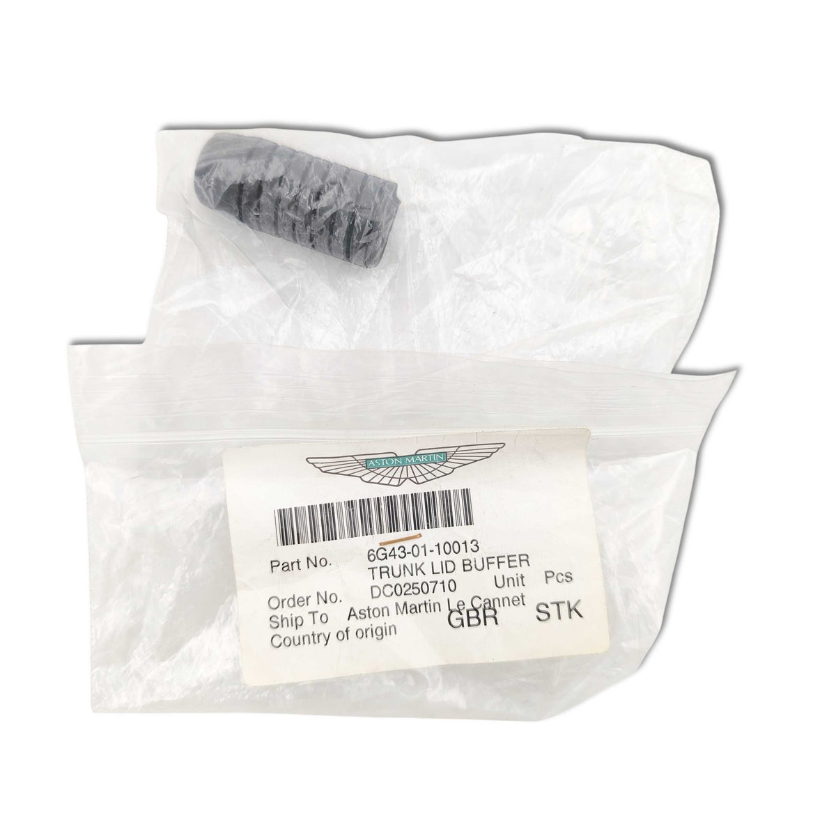 Aston martin tampone cofano posteriore oem 6g43 01 10013 dal 2004