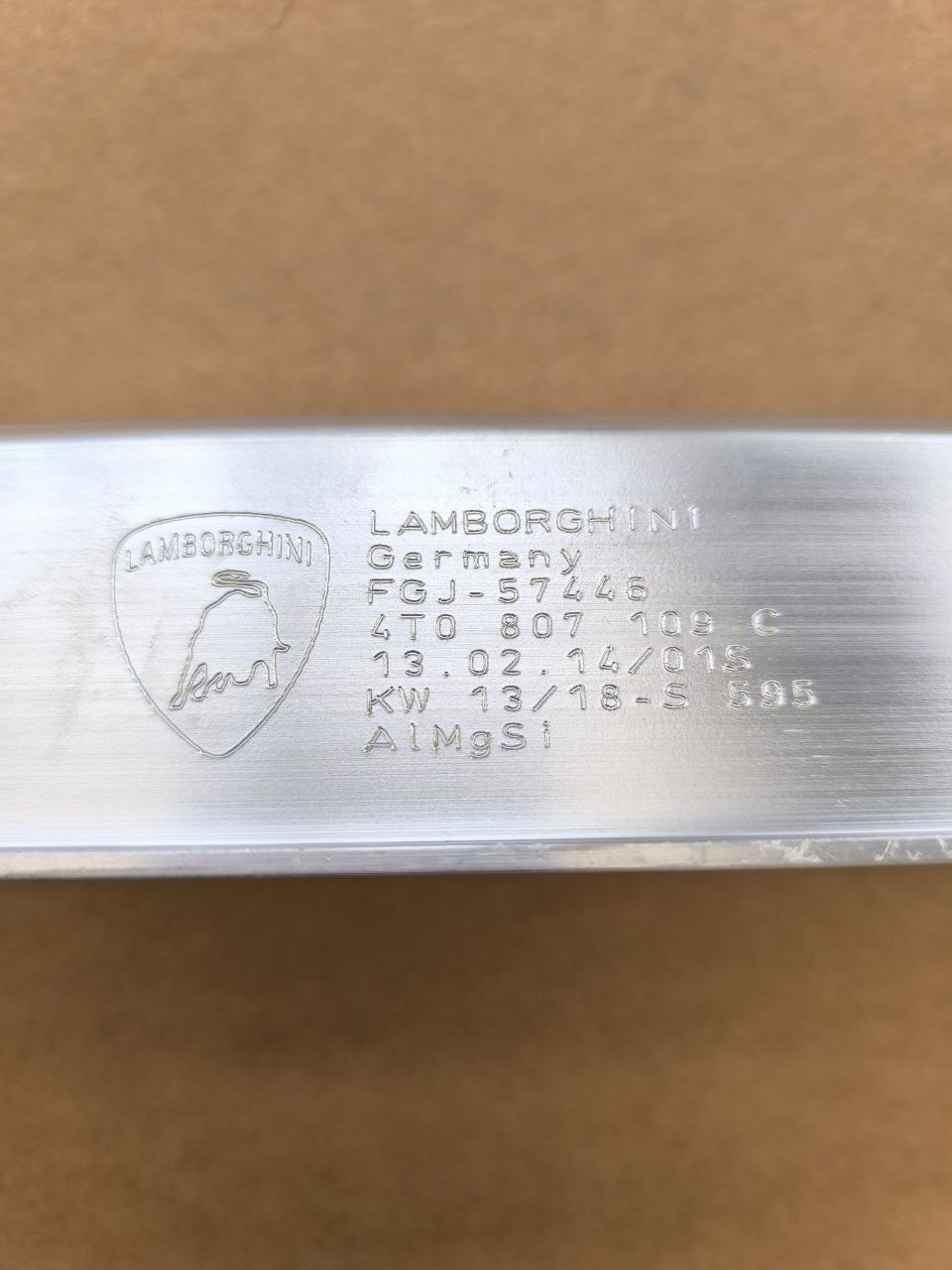 LAMBORGHINI Huracan Rinforzo Paraurti OEM 4T0807109C